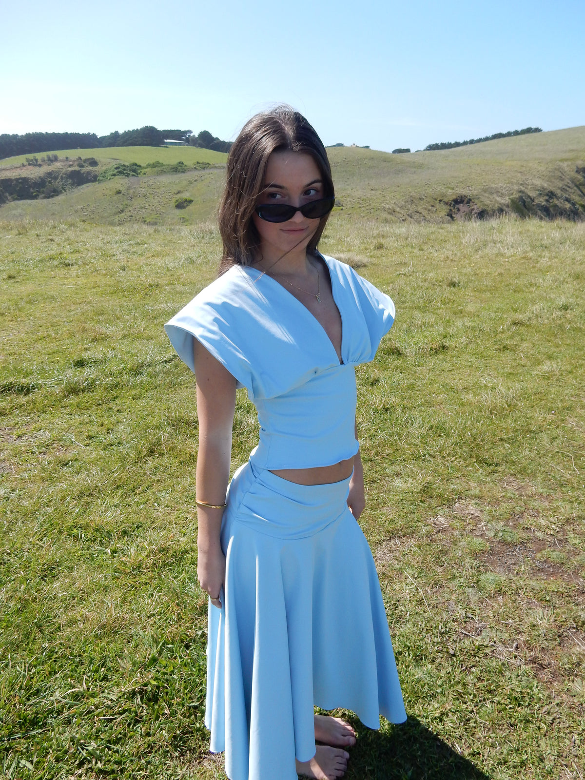 Emma Skirt - Blue